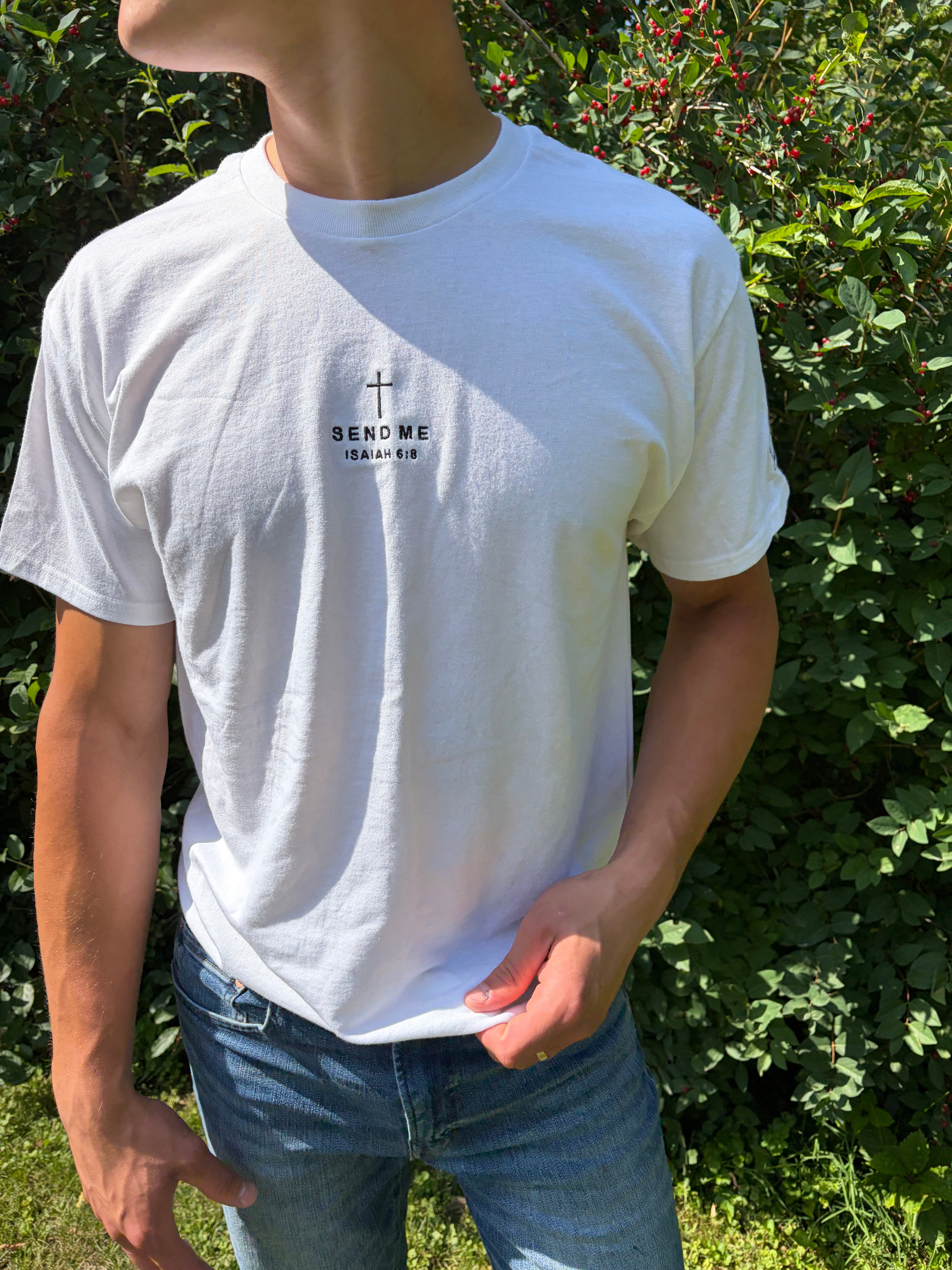 Send Me White Tee