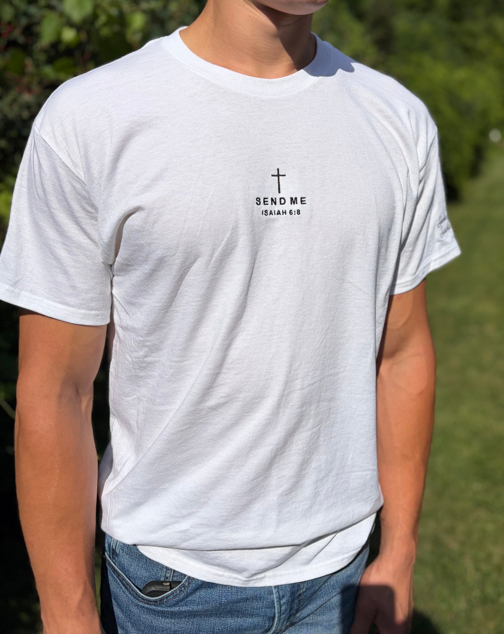 Send Me White Tee