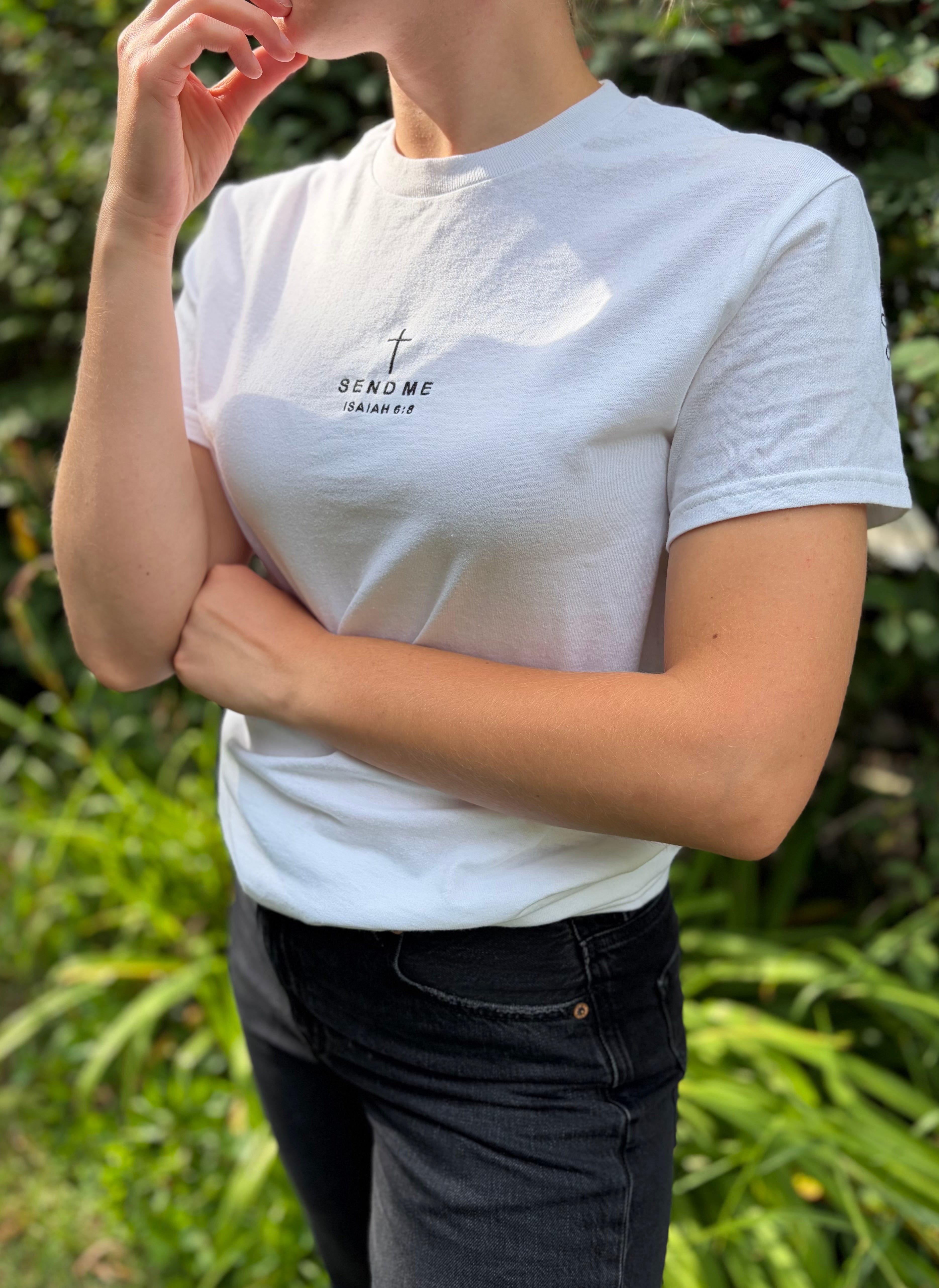 Send Me White Tee